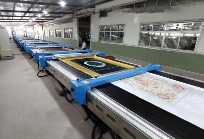 LMV561A Auto-magnetic flat screen printing machine